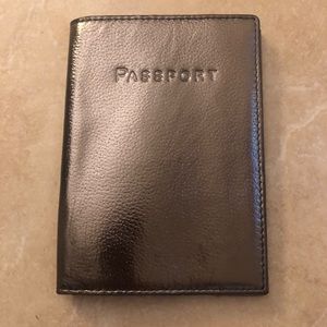 J.Crew Metallic Passport Holder, NWOT
